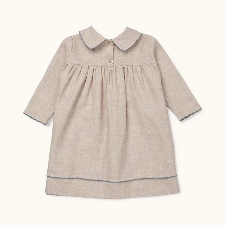 Anna dress birch blue (baby)