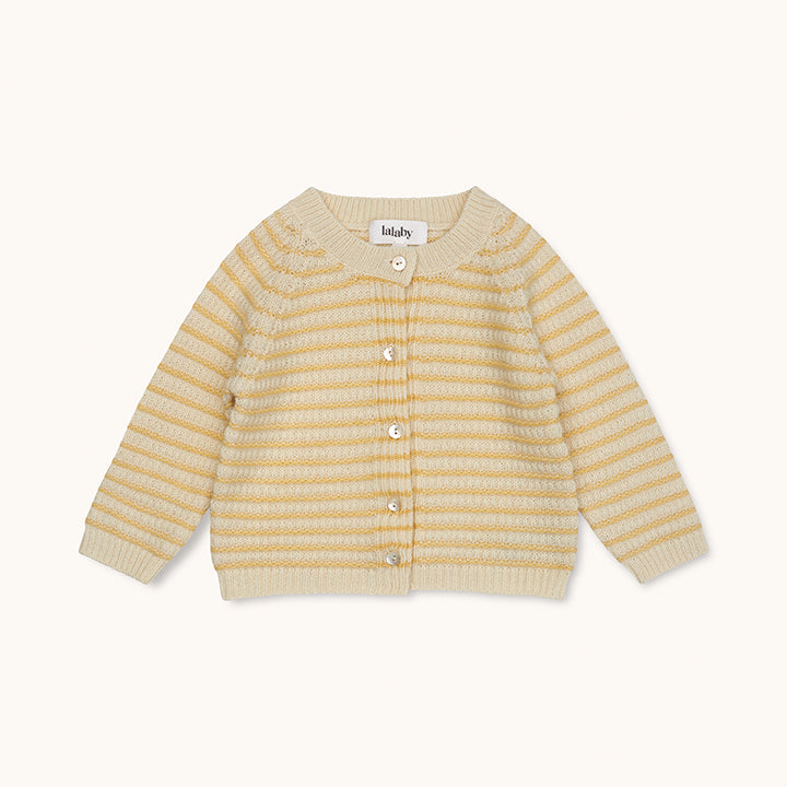 Bonnie cardigan honey stripe