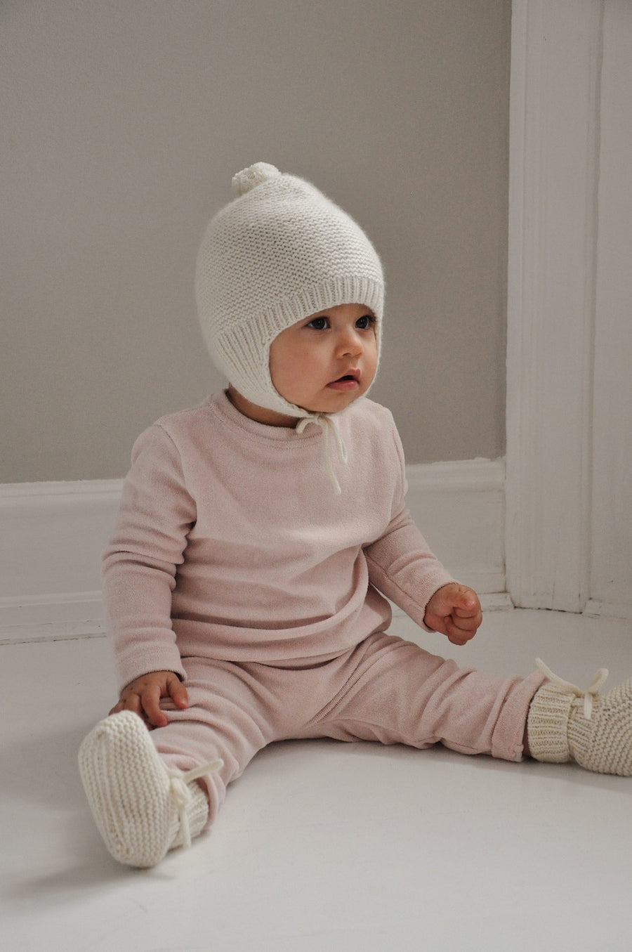 Bobo cashmere hat natural