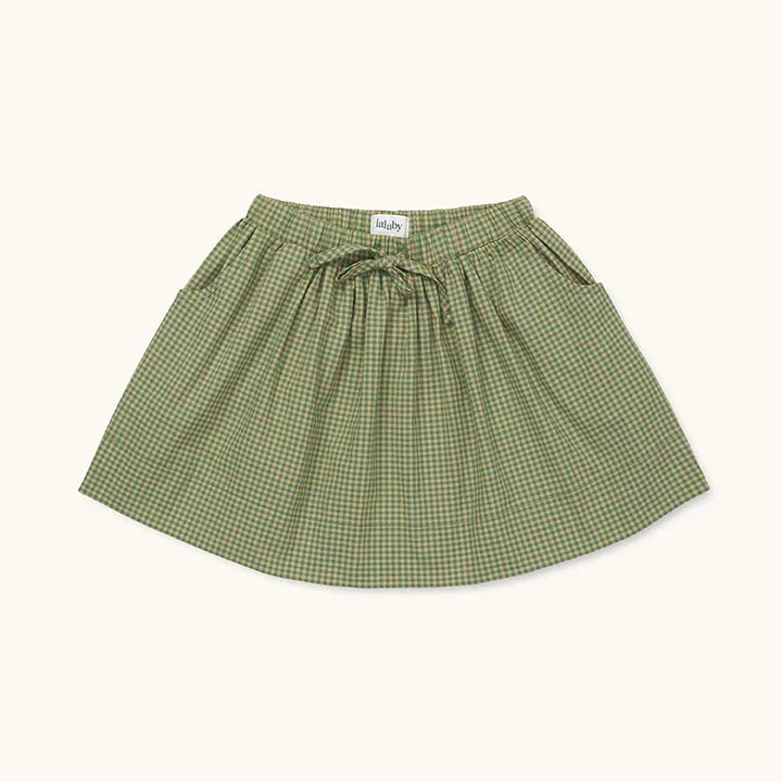 Dagmar skirt green check