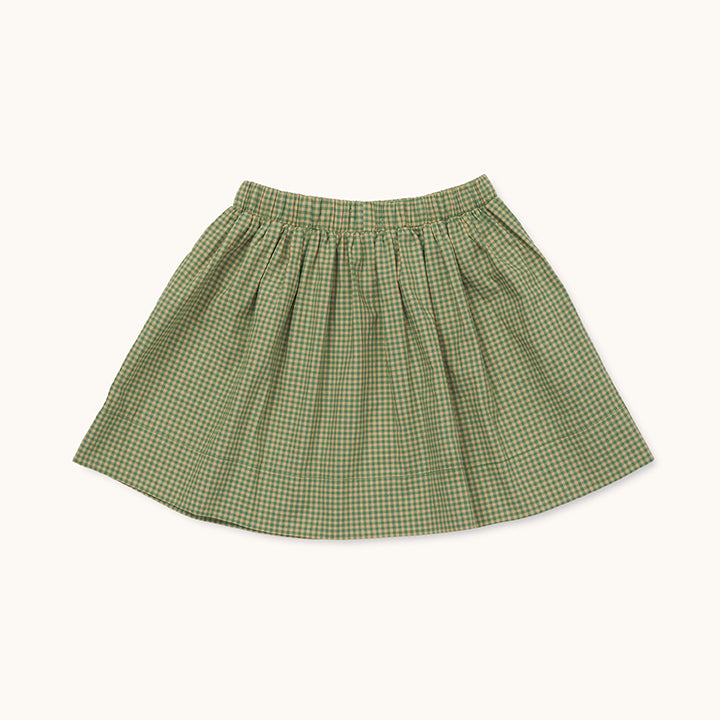 Dagmar skirt green check