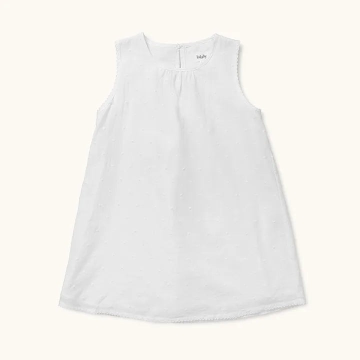 <tc>Elinor kjole white dot</tc>