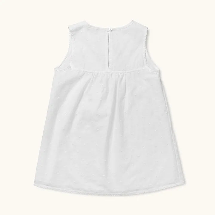 <tc>Elinor kjole white dot</tc>