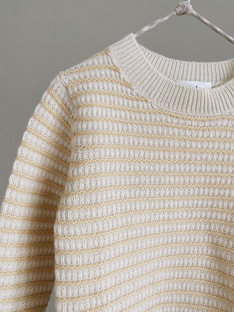 Aston jumper honey stripe