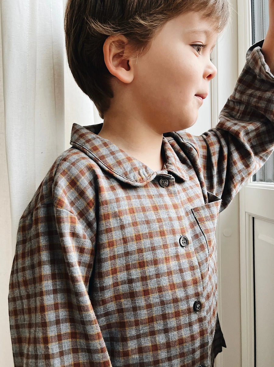 Classic pyjamas grey check