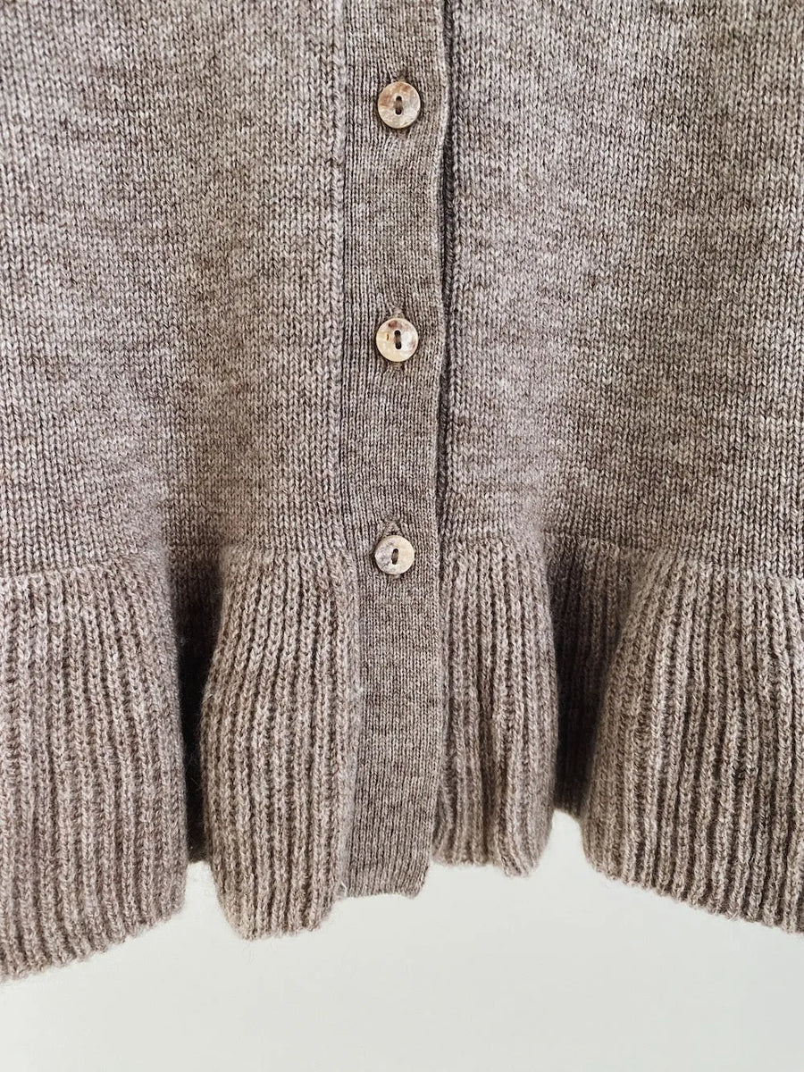 Oda cardigan - toast