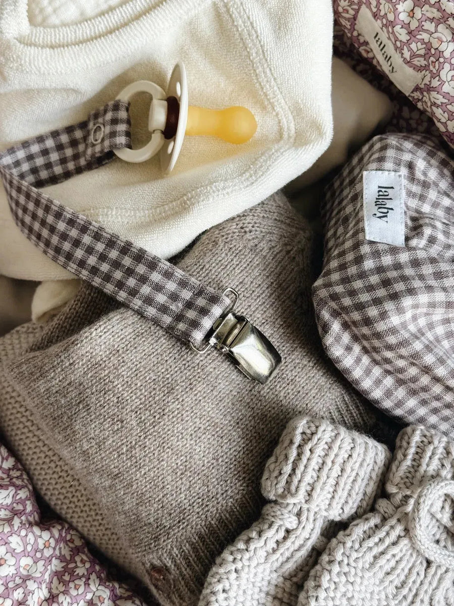 Pacifier clip mini check