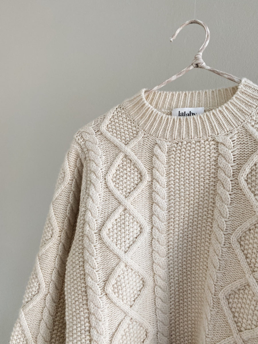 <tc>Aran sweater natural</tc>