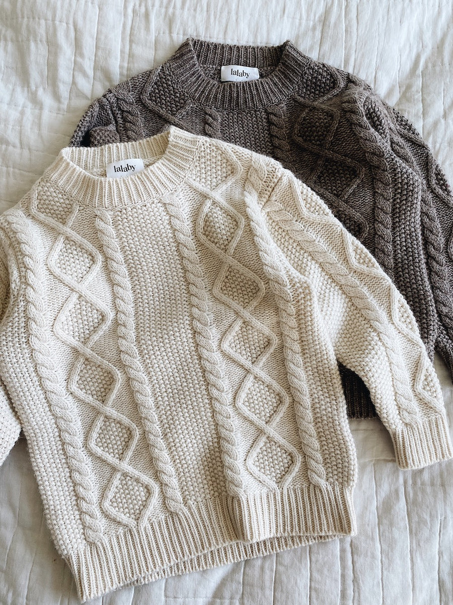 <tc>Aran sweater natural</tc>