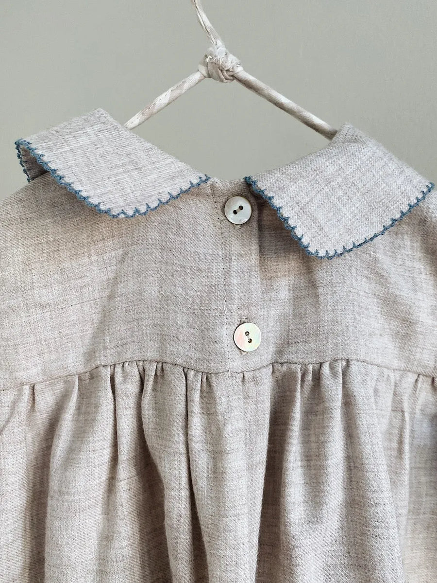 Anna dress birch blue (kids)