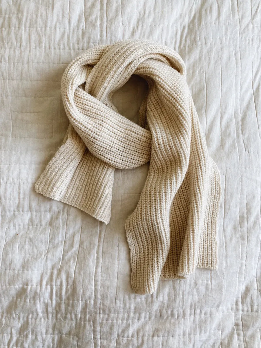 Seal scarf natural