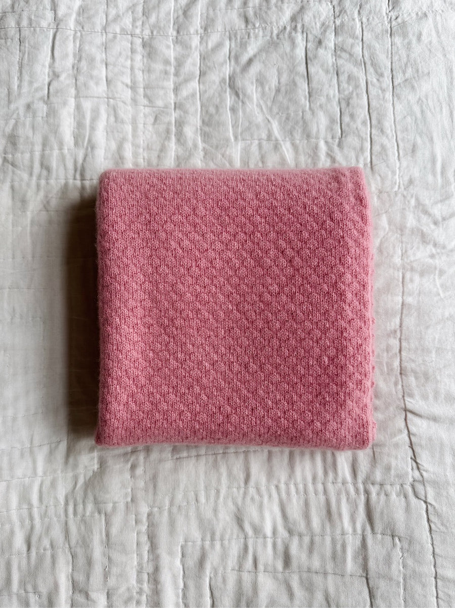 Aura cashmere blanket sorbet