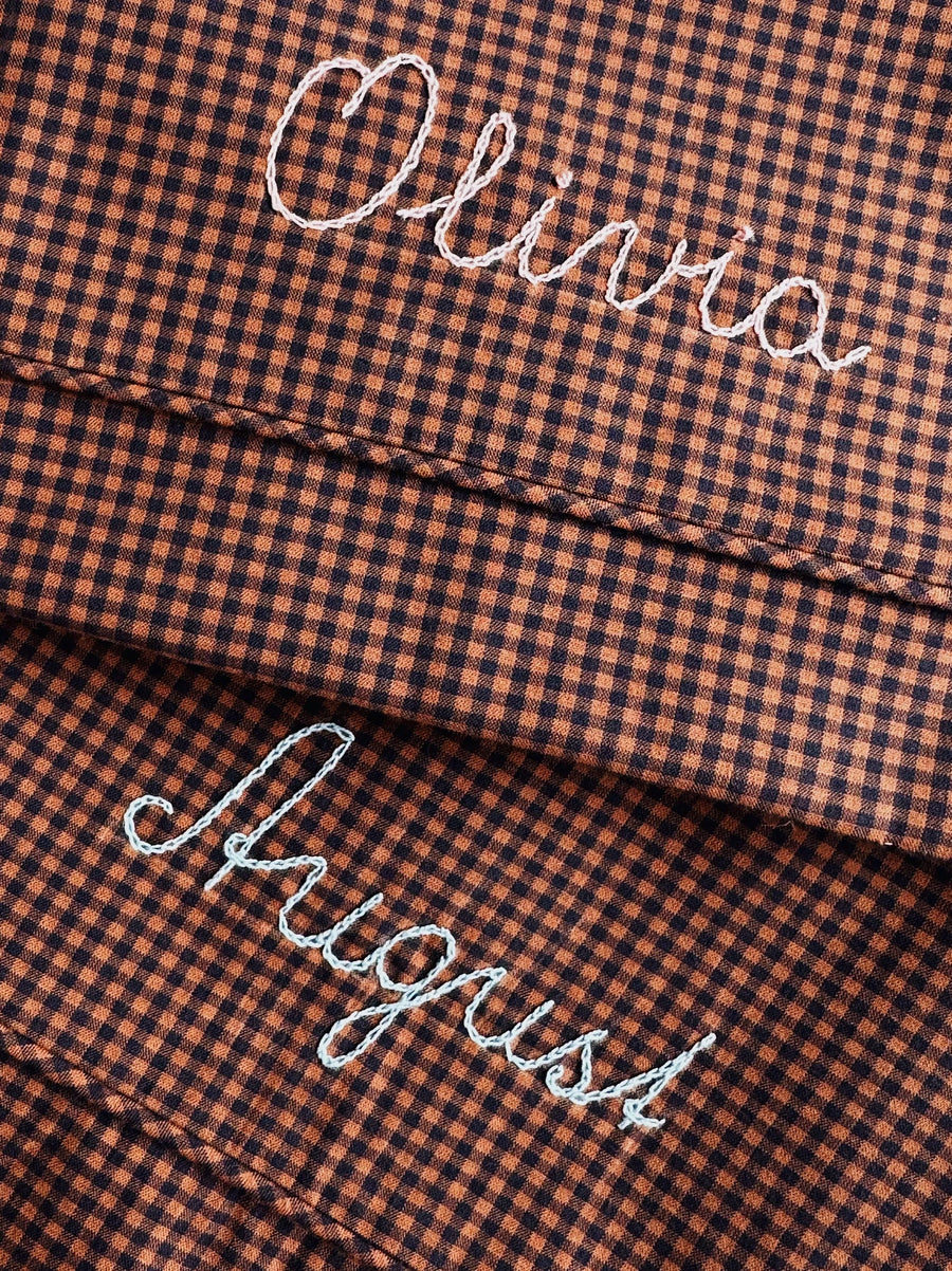 <tc>Baby bundle indigo check: Sengetøj, Dyne & Pude</tc>