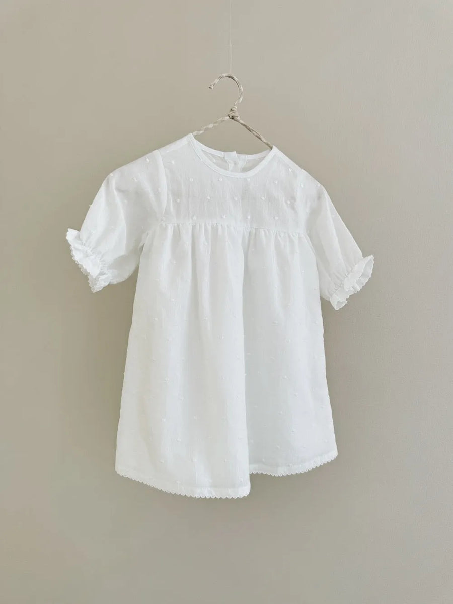 <tc>Lilibeth kjole white Dot (baby)</tc>