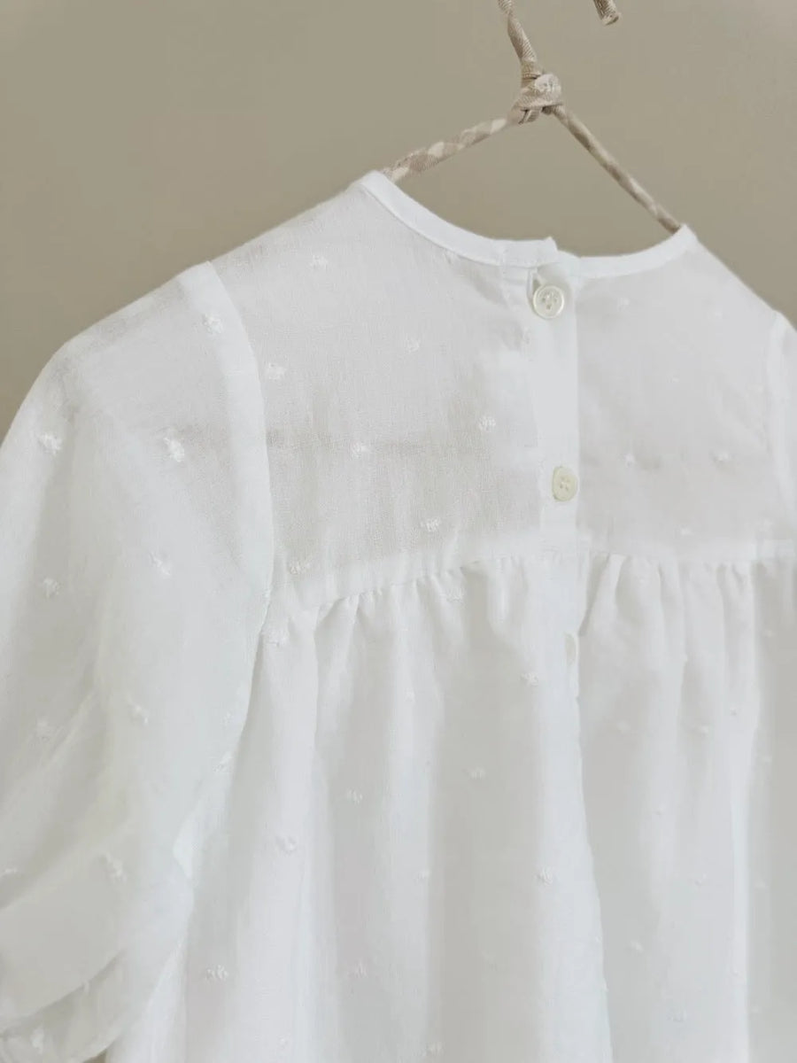 <tc>Lilibeth kjole white Dot (baby)</tc>