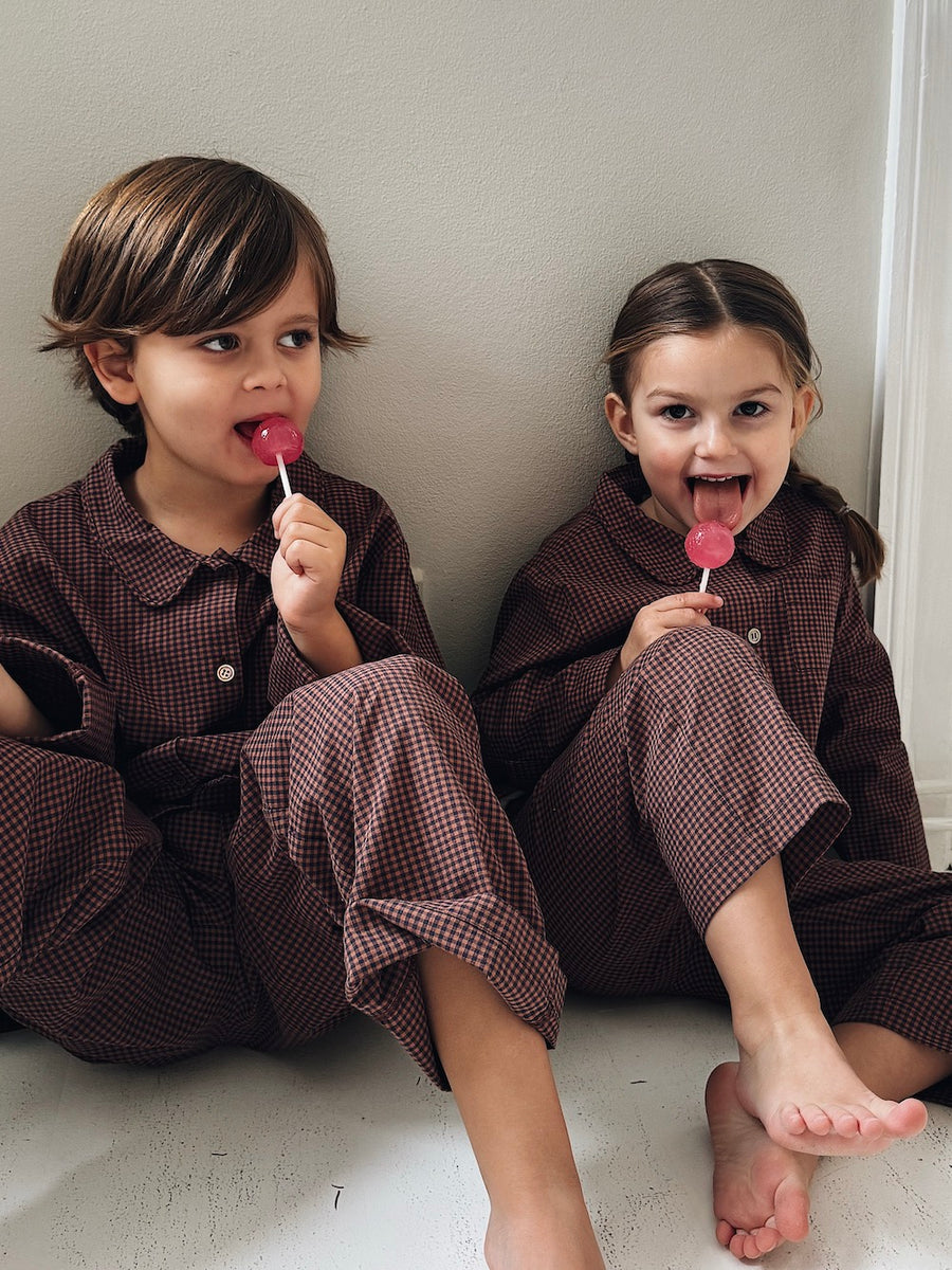 Classic Pyjamas Indigo Check