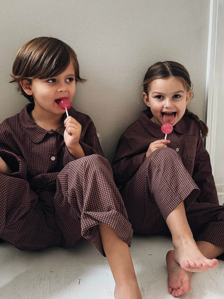 Classic Pyjamas Indigo Check