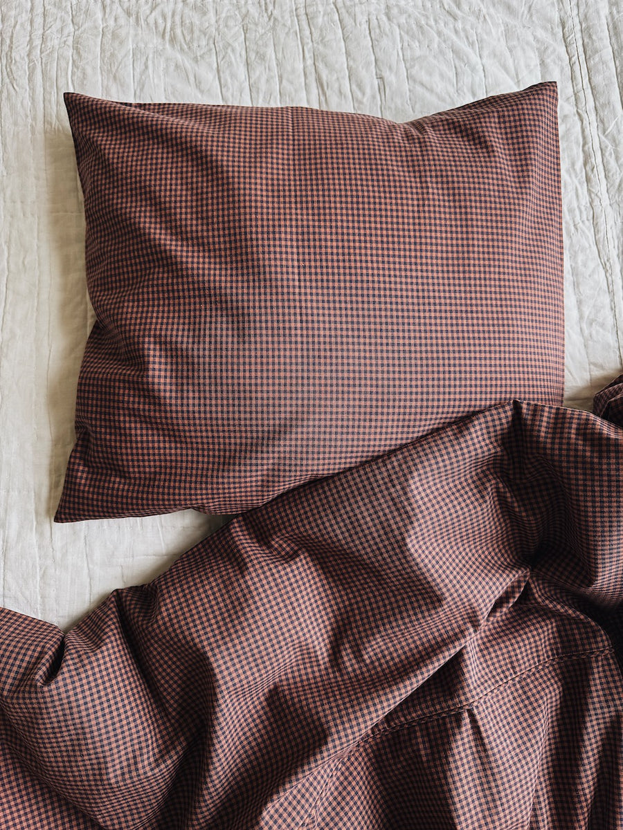 Classic junior bedding indigo check