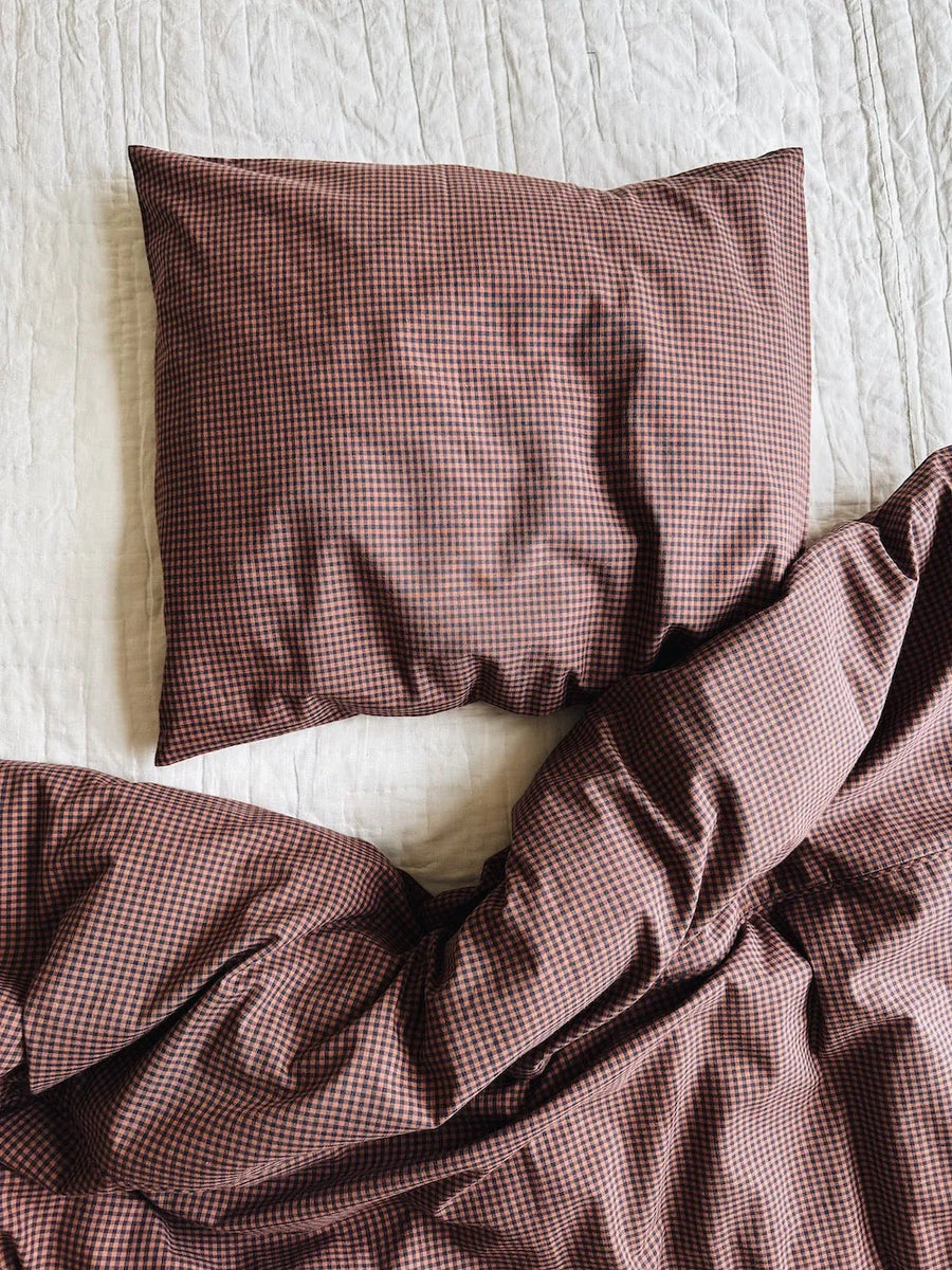 <tc>Baby bundle indigo check: Sengetøj, Dyne & Pude</tc>