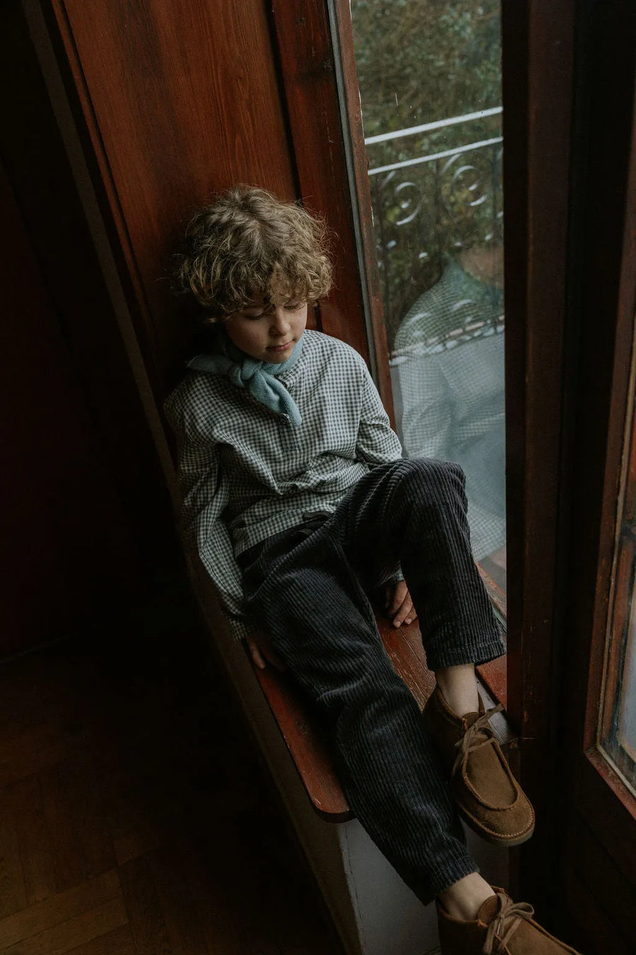 Carlo shirt forest check (kids)