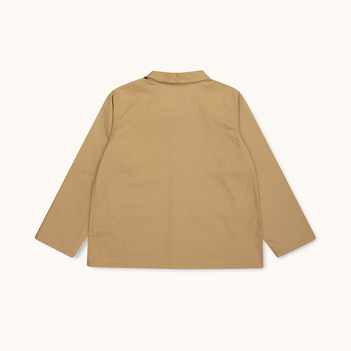 Samson overshirt dark sand