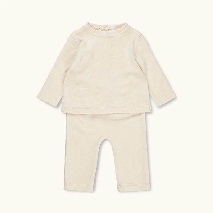 Terry baby set vanilla