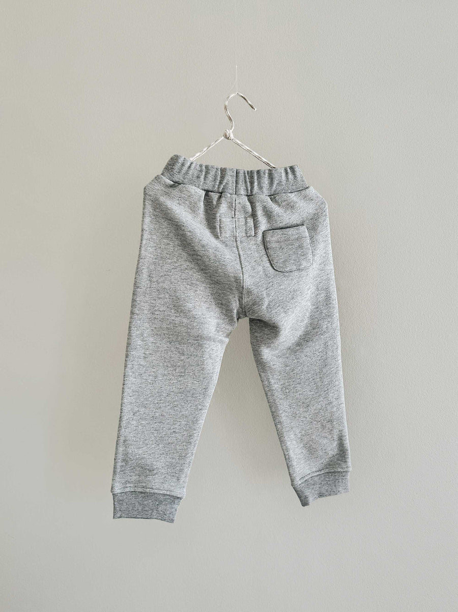 Sander sweat pants indigo check