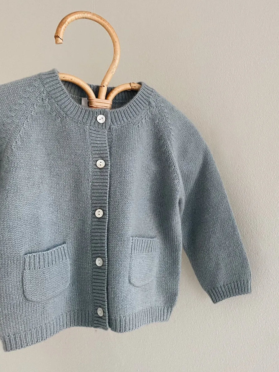 Bobbie cardigan dove (baby)