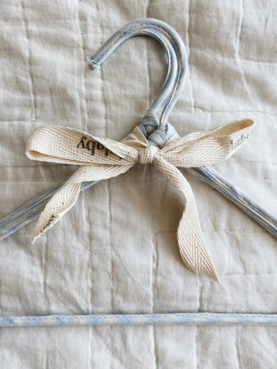 Hangers 2-pack blue gingham