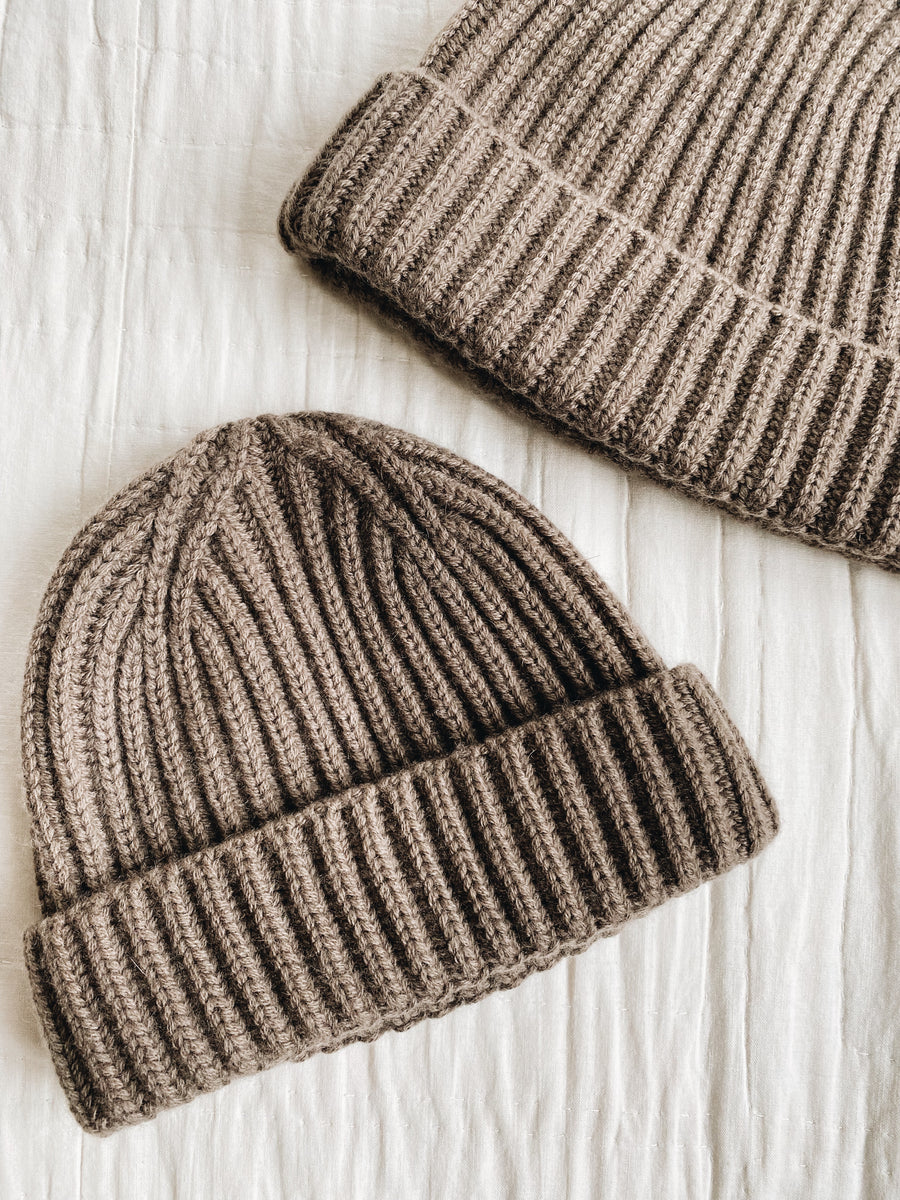 Woody cashmere beanie brown