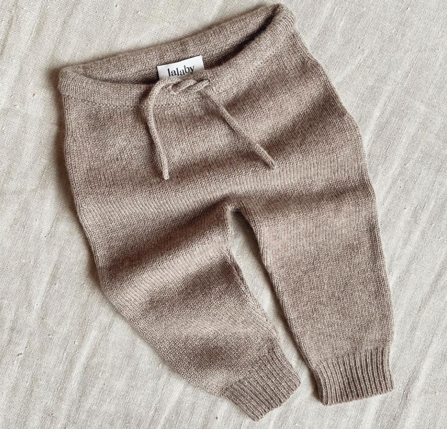 Stormy cashmere pants toast - lalaby.com